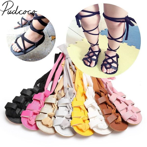 

first walkers 2021 brand fashion toddlers born infant baby girl summer bandage pram shoes