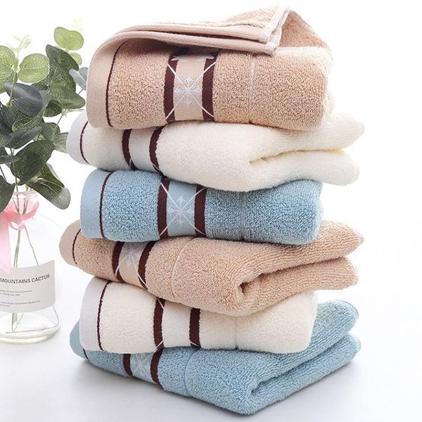 

towel 35*75cm 100% combed cotton stripe premium luxury soft thicken face absorbent healthy bathroom towels for adults