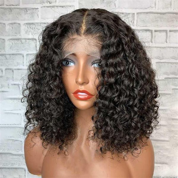 

middle part natural black human hair t-part lace front wigs for women baby wig with hairline daily1, Black;brown