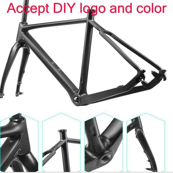 

bike frames disc carbon bike frameset t1100 1k or ud cycling frame made in china