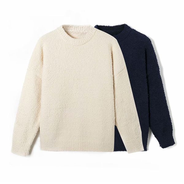 

causal women loose solid o-neck sweater fashion ladies grain knitted streetwear female chic oversized pullover 210427, White;black