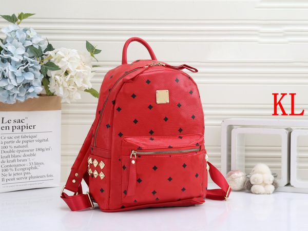 

2021 fashion luxury hand, shoulder, women's backpack leather designer bag size 21 15 7
