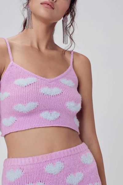 

women's sweaters women summer knitted camisole sweet sweater heart tank leak back crop slim vest, White;black