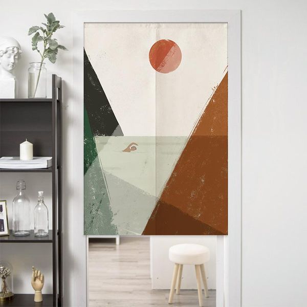 

blinds abstract canvas art door curtain cotton linen cloth toilet partition bedroom kitchen decoration