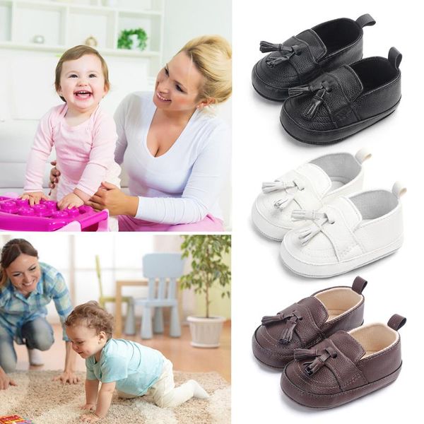 

tassel baby prewalker moccasins fashion cute soft soles infant pu leather shoes boots anti-slip first walkers