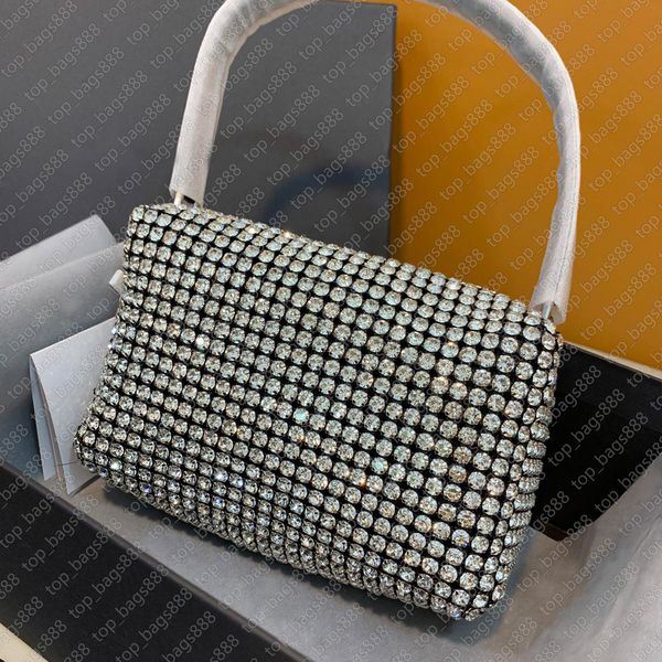 

designer brand women dinner party crystal diamond bag mini cellphone key lipstick underarm fashion diamante hand bags with original box hand