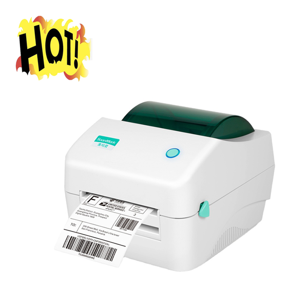 

efficient 4*6 self-adhesive address sticker thermal barcode label printer for commercial express supermarket printers
