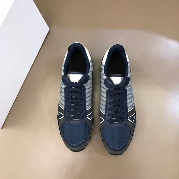 

designer luxury men casual shoes low-air-cushioned sneakers clashing cowhide breathable canvas, Red;white