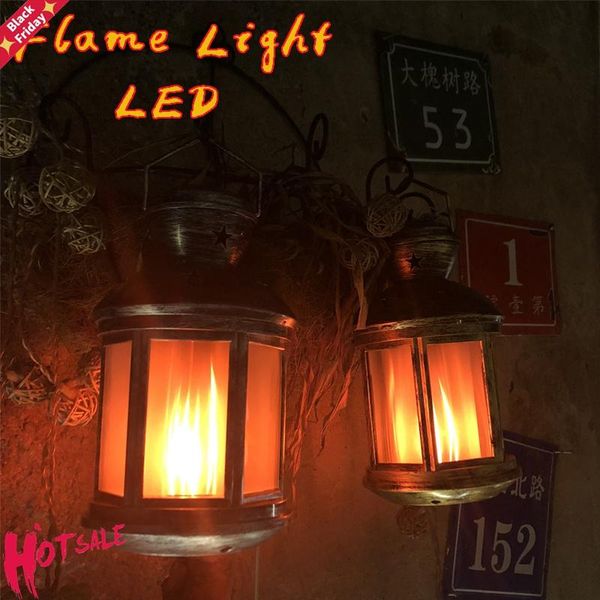 

flame lamps effect light bulb wind creative home vintage decoration halloween christmas gifts portable lanterns