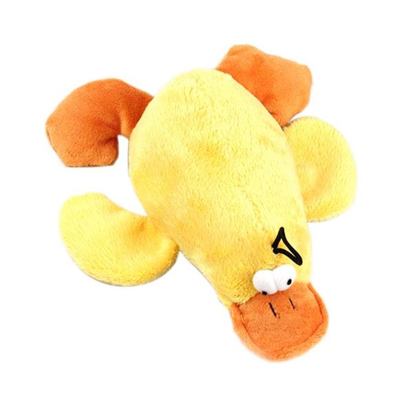 

dog toys & chews cute pet cat plush squeak sound funny fleece durability chew molar toy fit for all pets duck