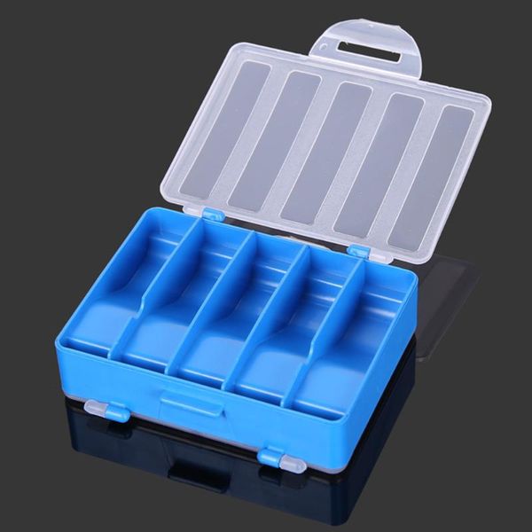

fishing accessories 10 slots outdoor fishhook storage box container explosion fishhooks holder grid transparent lid tackle