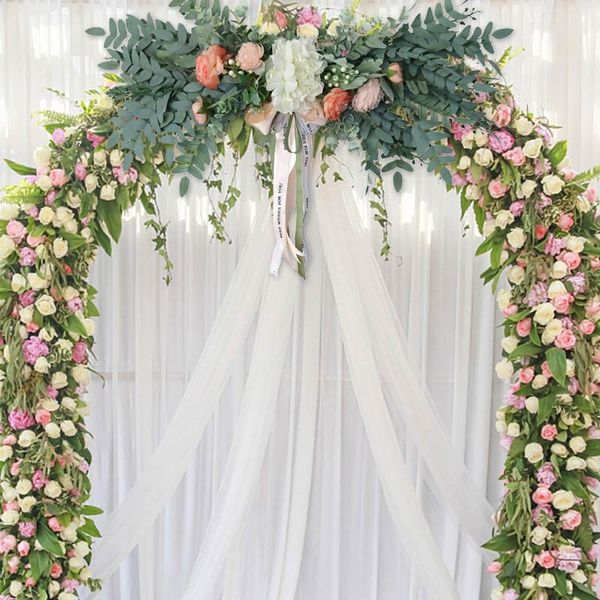 

decorative flowers & wreaths artificial rose flower eucalyptus leaves pendant chair back table door wall hanging wedding holiday greenery de