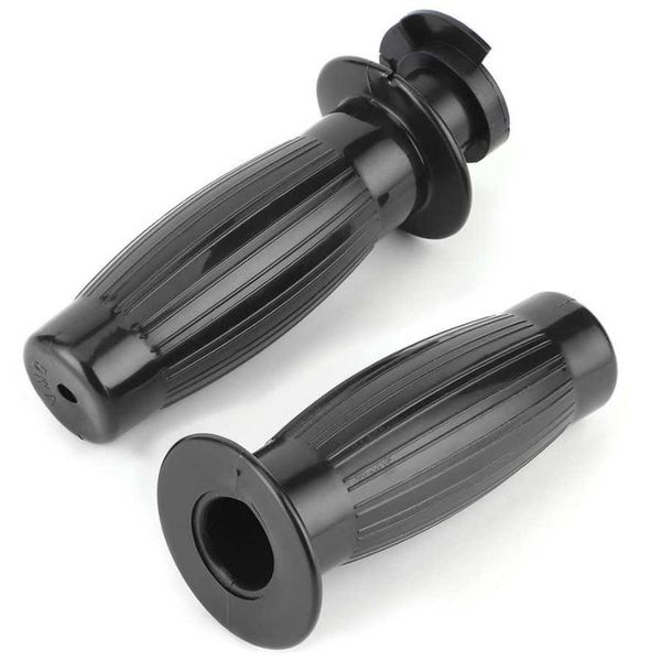 

handlebars motorcycle modified handlebar 2pcs 7/8in retro rubber throttle non-slip handle grip universal accessory