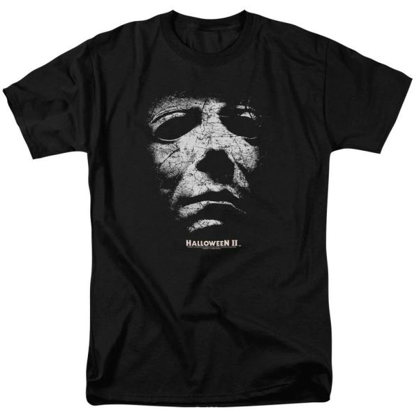 

halloween ii mask t-shirt sizes s-3x new, White;black