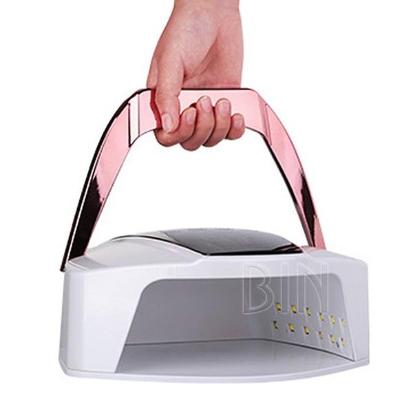 

nail dryers 96w rechargeable uv lamp glue baker pedicure light led potherapy wireless