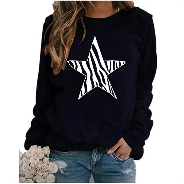 

noenname null clothing hoodie womens pants star print daily hooded sweat pure full sweatshirt lady fashion top, White