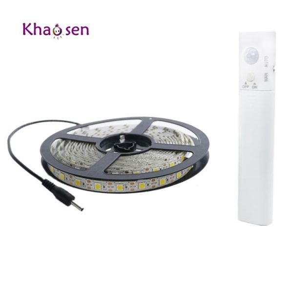 

wireless motion sensor led night light bed cabinet stairs usb strip lamp 5v for tv backlight lighting strips