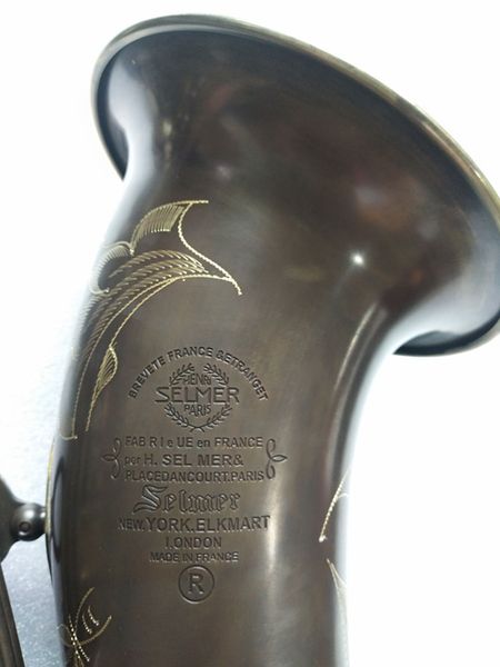 

french brand custom mark vi tenor saxophone 95% copy instruments antique copper simulation brass sax with case