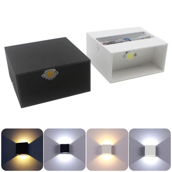

wall lamp 1pcs waterproof 6w led aluminum light sconce bedroom fixture indoor modern simple styles 100 * 50mm