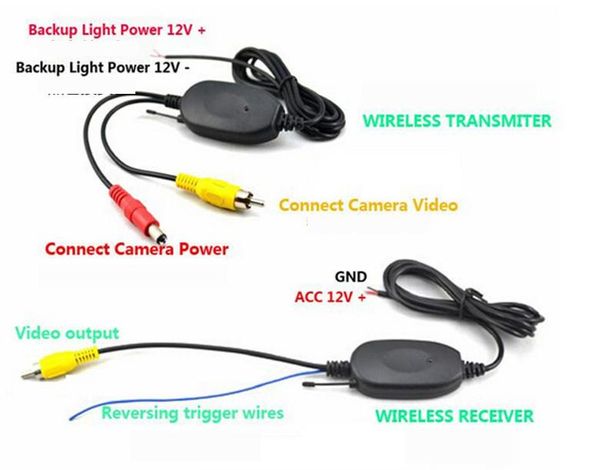 

car rear view cameras& parking sensors jstmax 2.4 ghz wireless rca video transmitter & receiver for camera monitor colorful display ntsc/pal