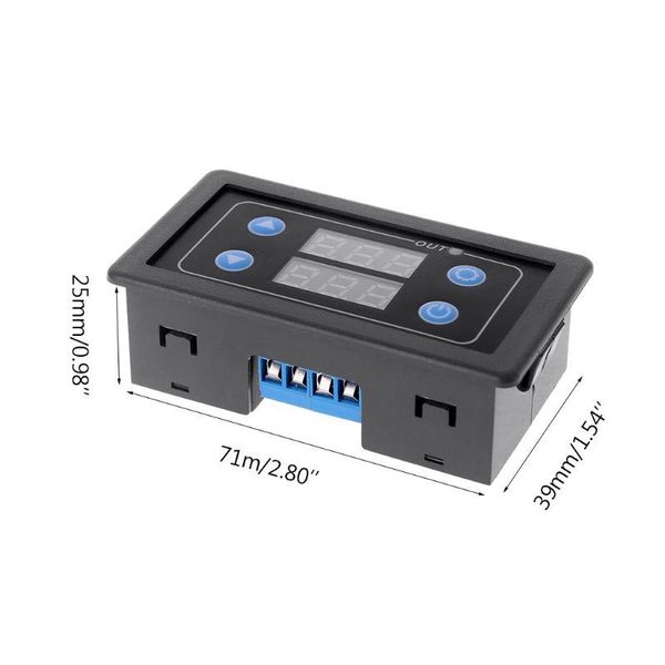 

timers dc12v ac110v/220v digital time delay relay module timer cycle control with case