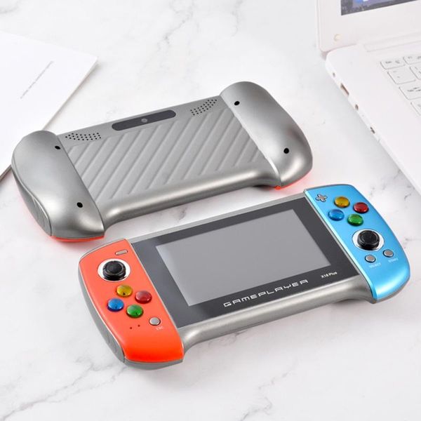 

portable game players x18plus handheld console 4.3 inch large screen dual joystick 64-bit support for connecting tv