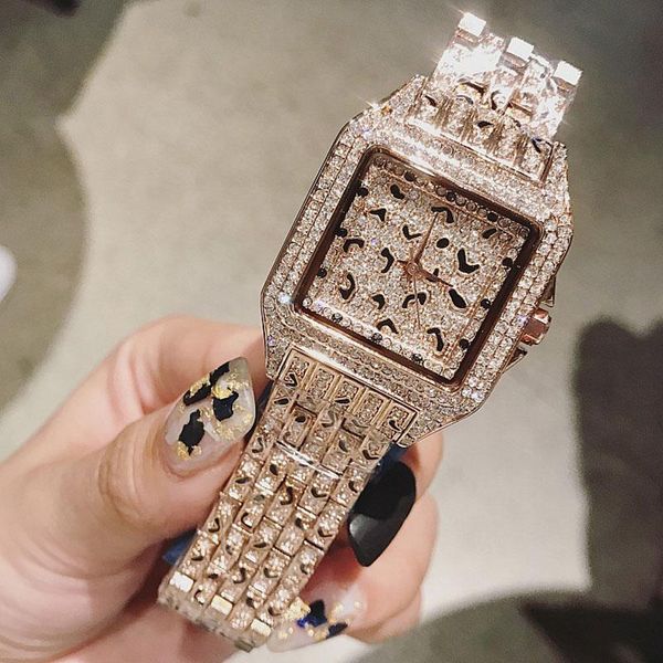 

wristwatches luxury quartz watch for women flash dial waterproof creative bracelet ladies watches elegant, Slivery;brown