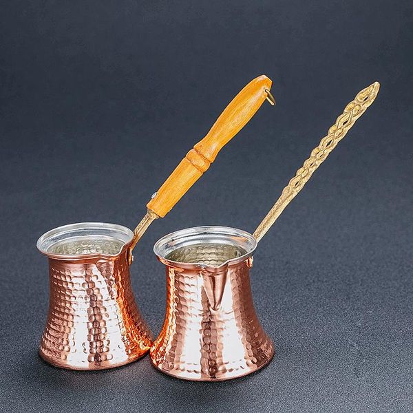 

cups & saucers turkish coffee pot ottoman arabic tea espresso pots %100 copper turkey maker mj7