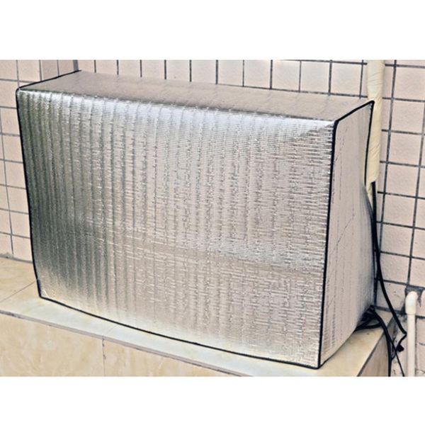 

other household sundries cleaning anti dust uv resistant aluminum film outdoor washing waterproof double sided air conditioner cover tools