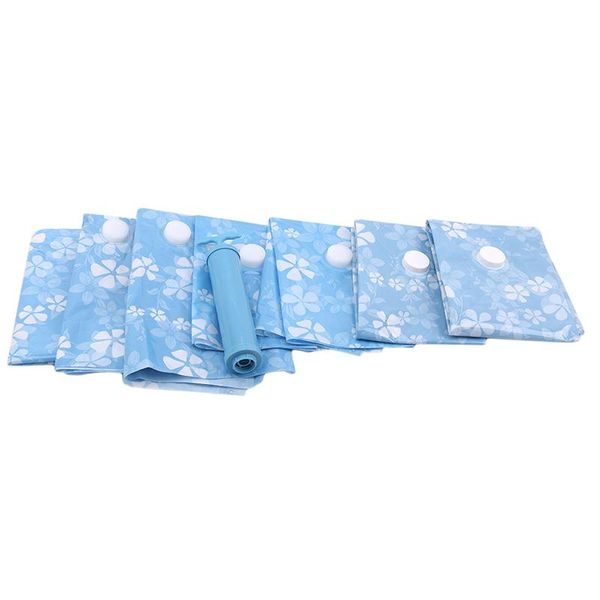 

storage bags 11pcs thickened vacuum bag for cloth compressed with hand pump reusable blanket clothes quilt organizer