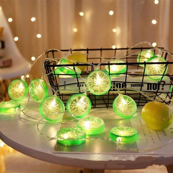 

strings 6m lemon light led fairy lights 40 leds holiday christmas string lamp garland night for tree party decor