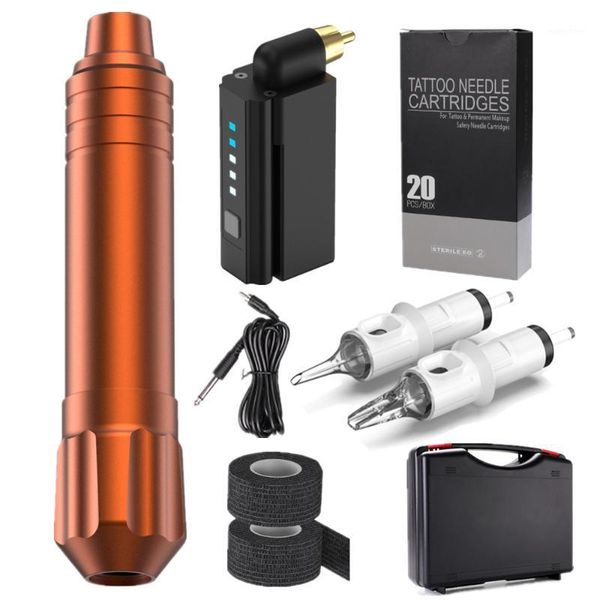 

solong tattoo motor pen set wireless rechargeable battery machine professional material1