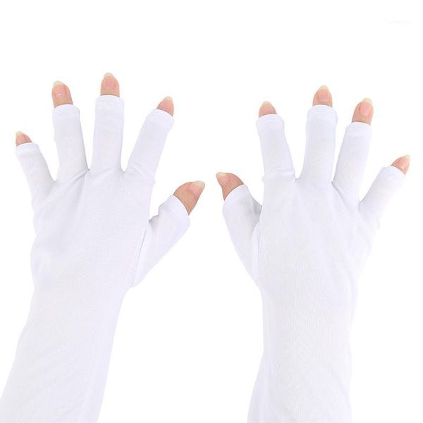 

pair nail care anti uv gloves for light lamp protection dryer tool potherapy art manicure glove1