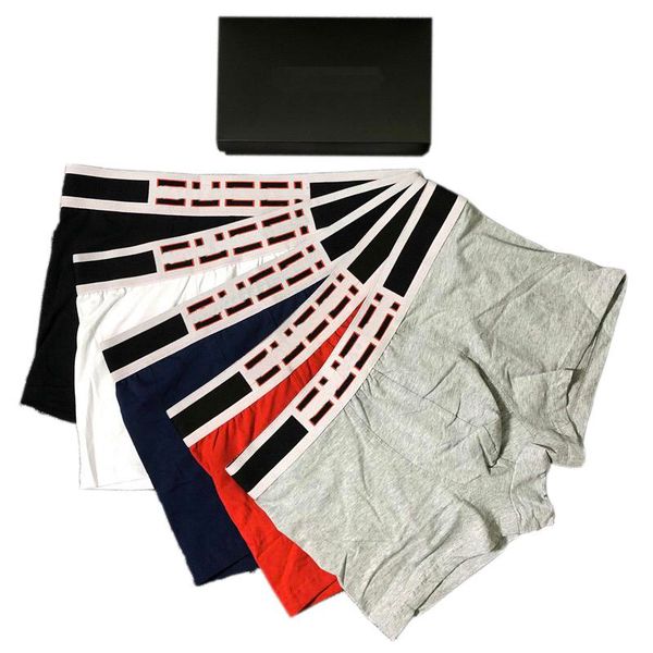 

hight quality ventilation underpants for men classic mens boxer casual shorts underwear breathable underwears cotton boxers boys captain und, Black;white