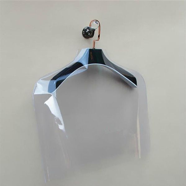 

clothing & wardrobe storage pack of 5pcs clear pvc covers for clothes garment coat jacket shirt suit dust moisture proof protection case