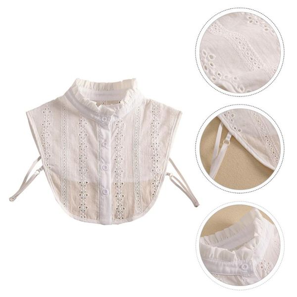 

bow ties detachable collar shirt sweater decorative false, Black;gray