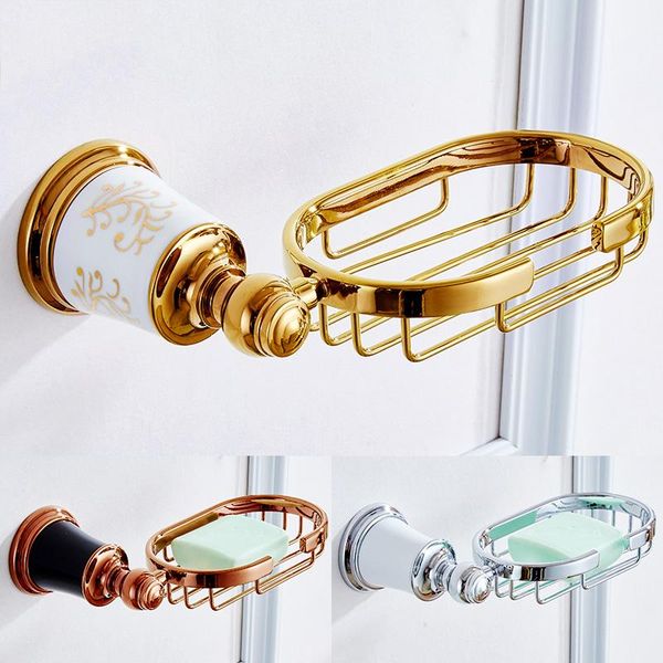 

soap dishes vidricsoap baskets gold brass dish holder durable luxury bathroom fittingwall mounted toilet for 87306