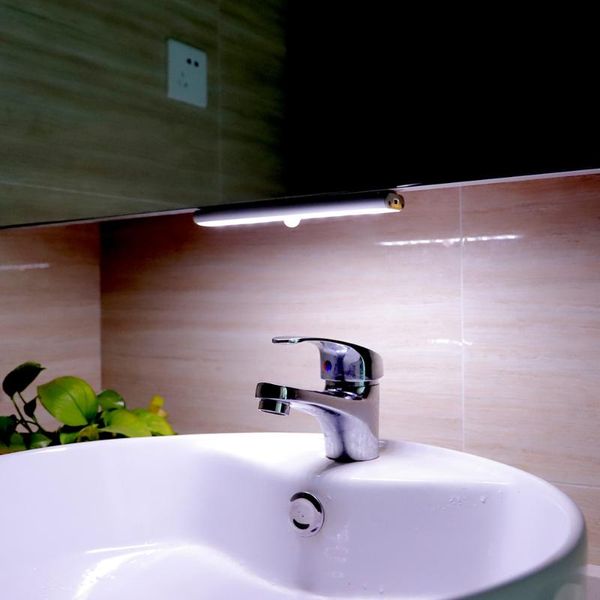 

cabinet light 60 led motion sensor under closet usb rechargeable kitchen lamp