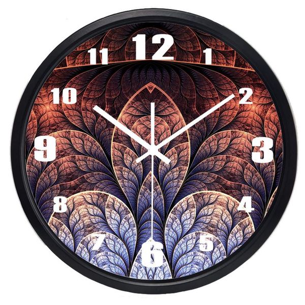 

wall clocks european retro leaf clock beautiful color outdoor scene quality