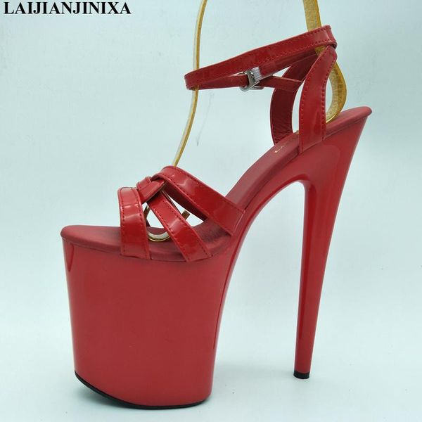 

women sandals 20 cm high heels pumps 2021 shoes red black summer ladies