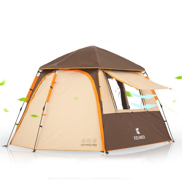 

automatic tent outdoor 5-6 person anti-rain camping thickened double rainproof wild tents and shelters