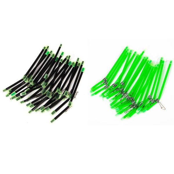 

fishing hooks 20pcs plastic anti booms snap night rig bent carp connector seafishing