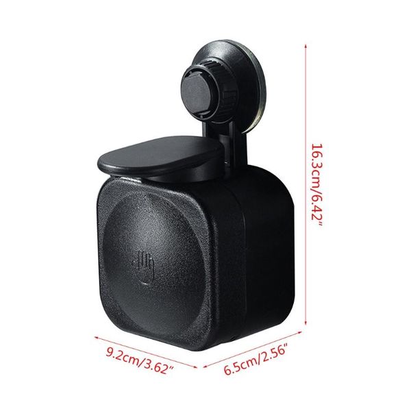 

liquid soap dispenser no drilling wall mounted manual washing shower lotion shampoo container box holder foam bottle for 649e