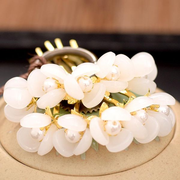 

hair clips & barrettes fashion pearl comb insert bridal headdress accessories original design wedding dress hairpin, Golden;silver