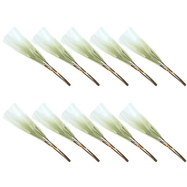 

decorative flowers & wreaths 10pcs reed fake flower adornment simulated decor wedding prop