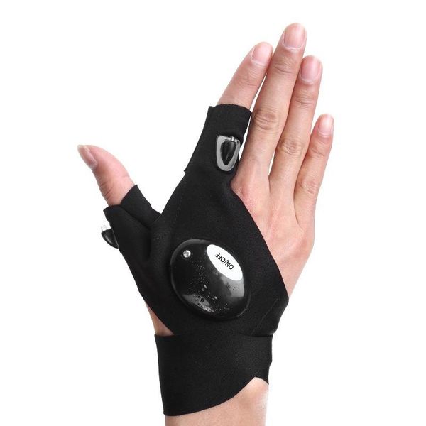 

party decoration led gloves light fingerless outdoor fishing white gadgets gifts for repairing working camping hiking