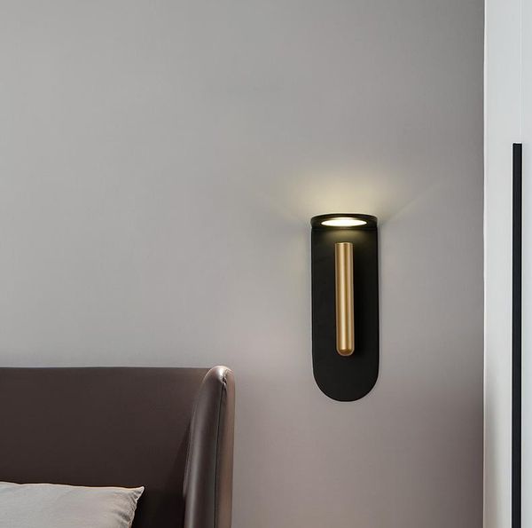 

wall lamp light luxury living room post modern creative aisle bedroom bedside designer background rotating