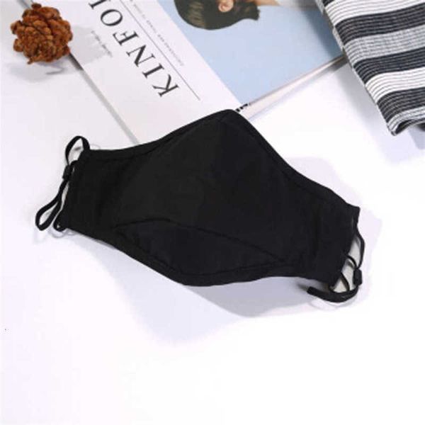 

black multi color three layers of pure cotton, washable mask, dust-proof, sun proof and breathable in summer