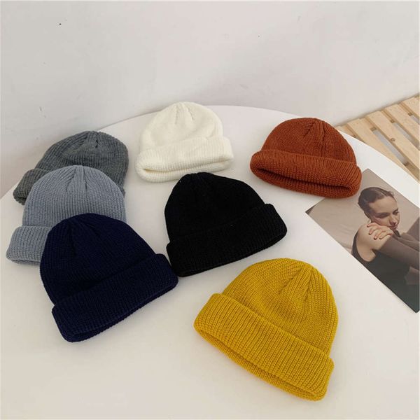 

the ball cap ball caps south korean men's and women's hip-hop knitting woolen hat, Blue;gray