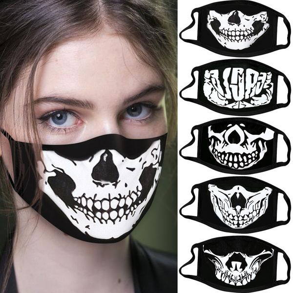 

factory outlet s skull cotton washable breathable soft cloth mask